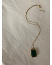 D-GREEN TABLET NECKLACE