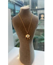 REAL 24K GOLD PLATED  EVIL EYE NECKLACE