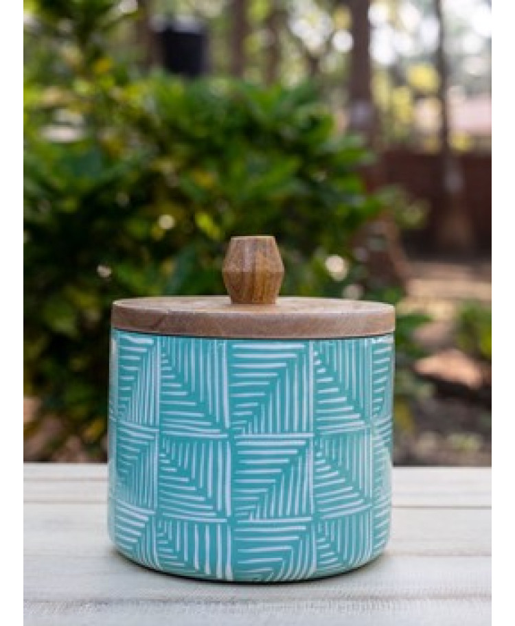 Aqua Magic Wooden Jar - Medium