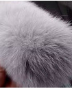 ELEGANT WOMEN WINTER IMITATION FOX FUR COLLAR