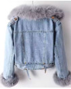 ELEGANT WOMEN WINTER IMITATION FOX FUR COLLAR