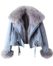 ELEGANT WOMEN WINTER IMITATION FOX FUR COLLAR