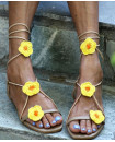 DAISY GLADIATOR - YELLOW