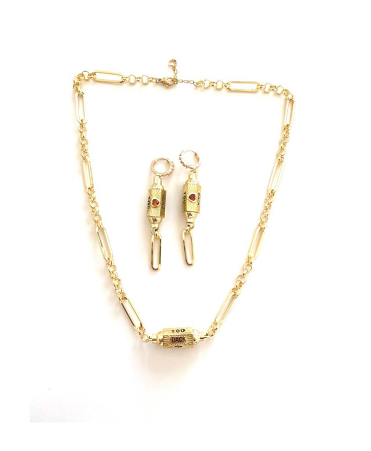 You-(necklace and earring set)