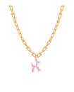 balloon dog-pink (necklace and earrings set 3D
