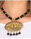 choker oud black and gold