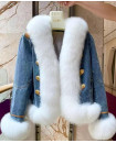 AG JEANS & FUR JACKET