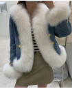 AG JEANS & FUR JACKET