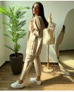 Beige-sweat-training-suit