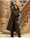 B SLEEVE COMBI BELTED TRENCH