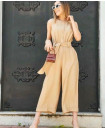 NAZLI CAMEL JUMPSUIT