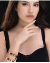 DELICATE RING AND BRACELET SET - GOLD