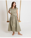 KHAKI SUMMER DRESS