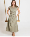 KHAKI SUMMER DRESS