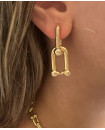 IB BOLD LINK EARRINGS