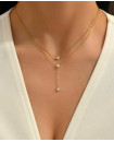 DIAMOND DOUBLE NECKLACE