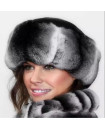 CHINCHILLA FUR HAT