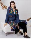 COLOURS DENIM TRENCH COAT