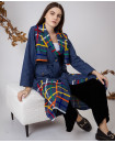 COLOURS DENIM TRENCH COAT