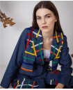 COLOURS DENIM TRENCH COAT