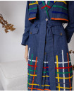 COLOURS DENIM TRENCH COAT