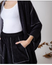 STRIPE VELVET CO - ORD  / BLACK