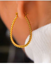 ALPHA GOLD PLATED EARRINGS
