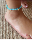 IB TURQUOISE ANKLET