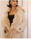 LIGHT BEIGE FOX FUR