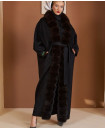 BLACK COAT FOX FUR