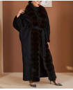 BLACK COAT FOX FUR