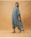 SARAH - VELVET EMBROIDERED KAFTAN